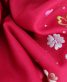 卒業式袴単品レンタル[刺繍]ピンク×濃いピンクぼかしに桜刺繍[身長163-167cm]No.734